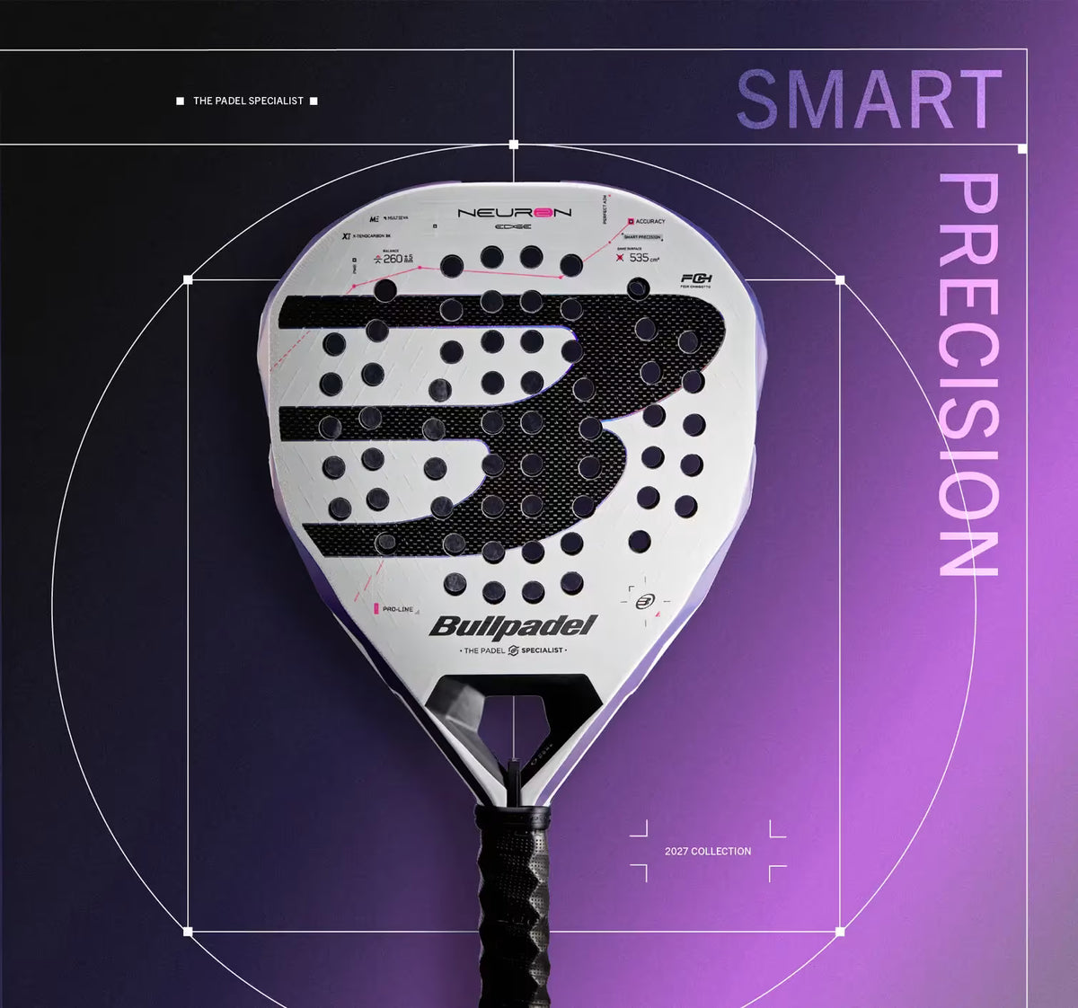 PALETA PADEL BULLPADEL NEURON 02 EDGE 27