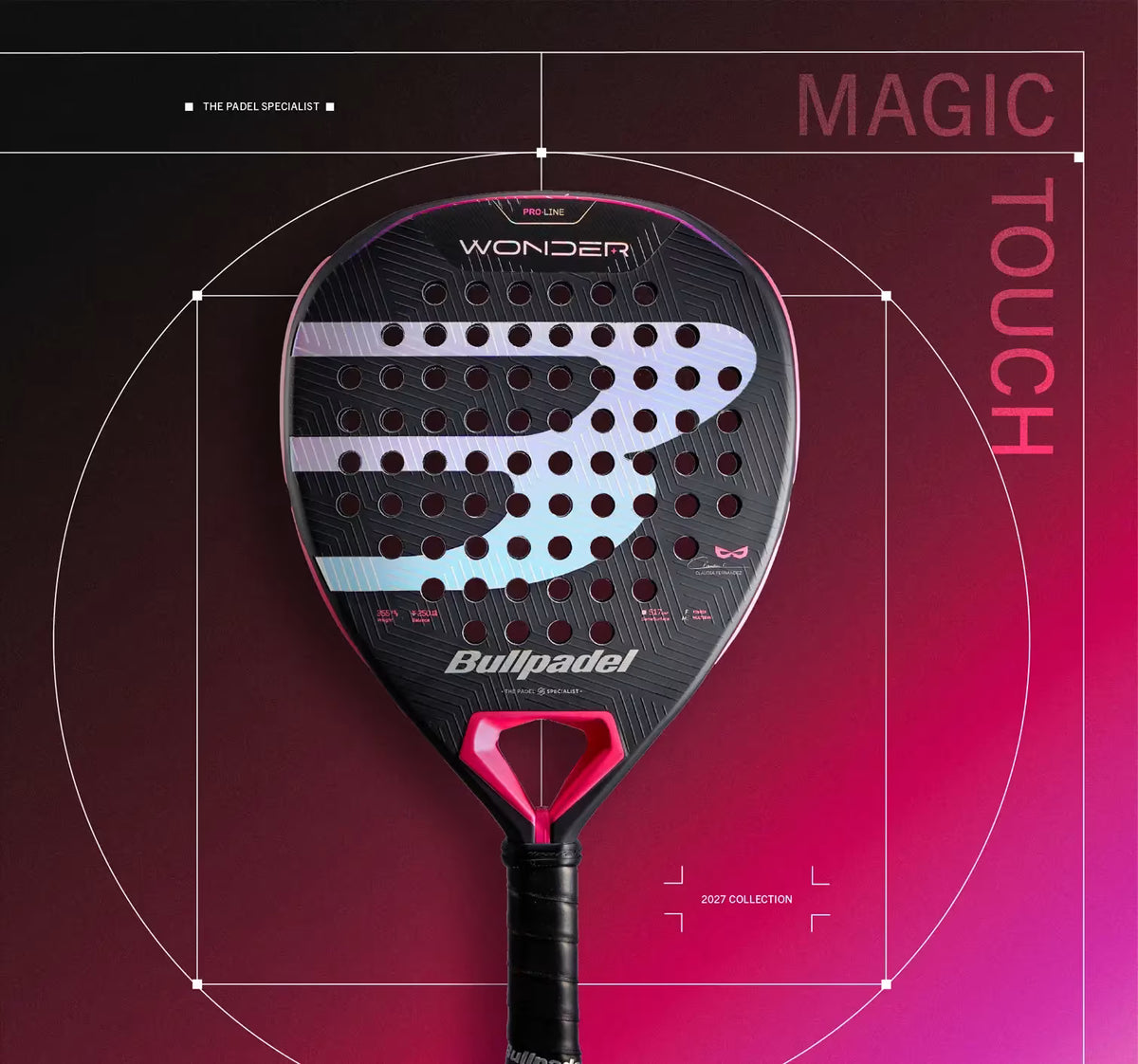 PALETA PADEL BULLPADEL WONDER 27