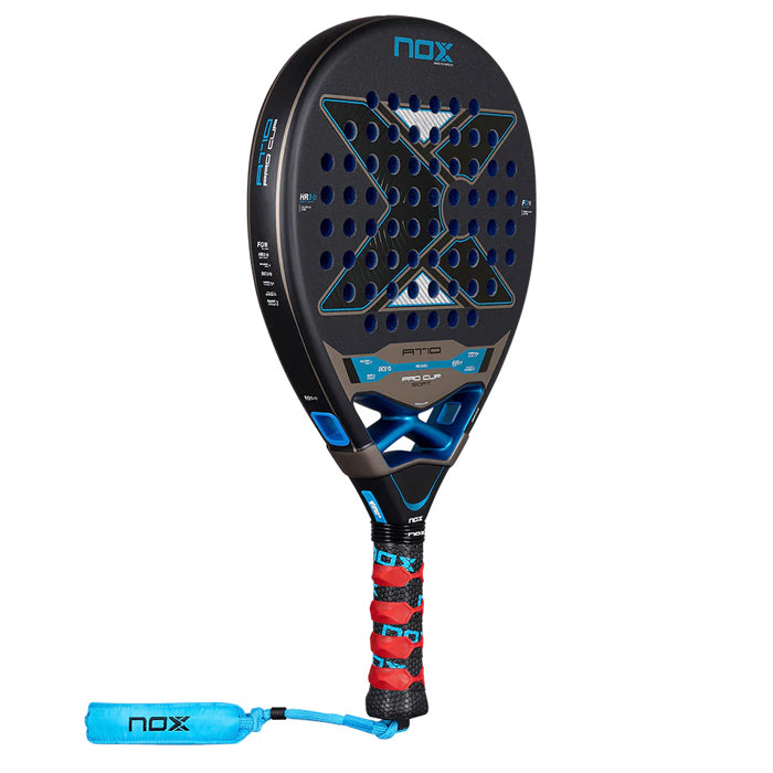PALETA PADEL NOX AT10 PRO CUP SOFT BY AGUSTIN TAPIA CON FUNDA