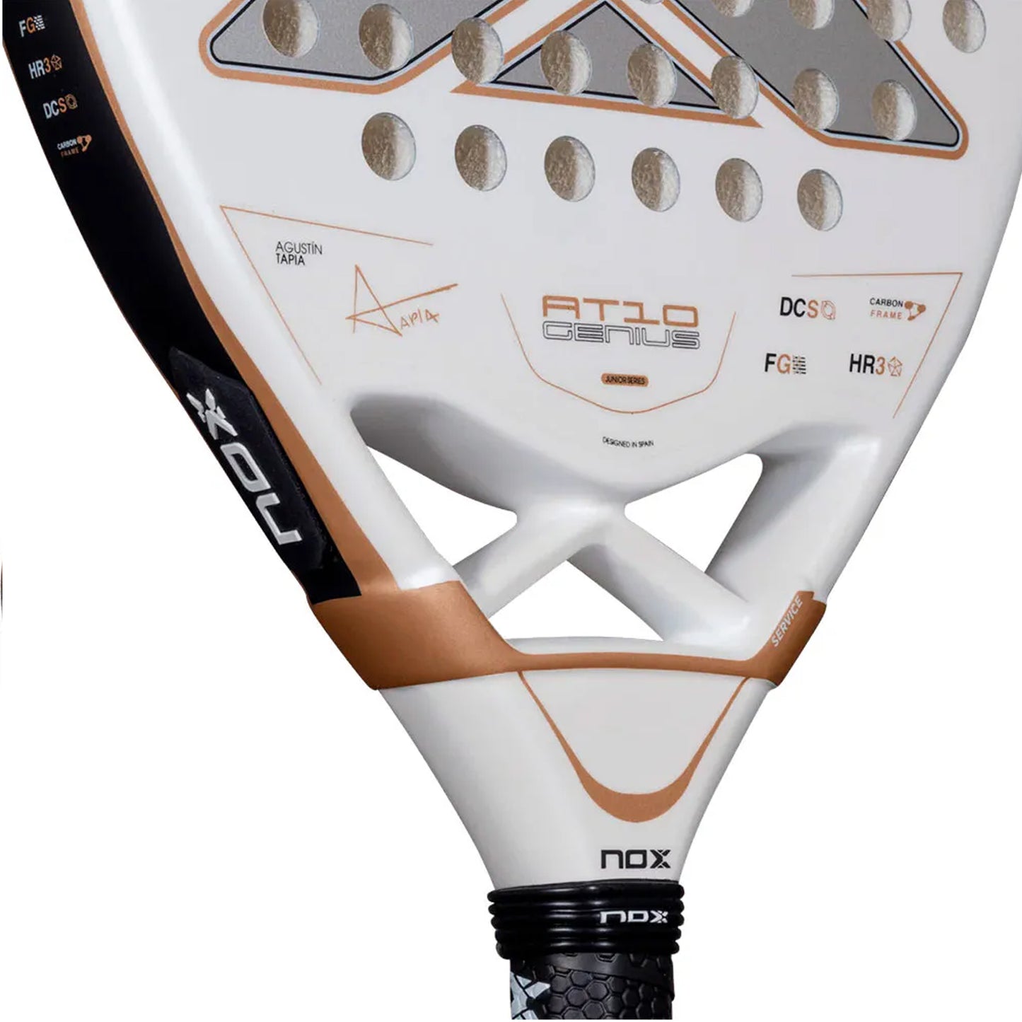 PALETA PADEL NOX AT10 GENIUS JUNIOR 2026
