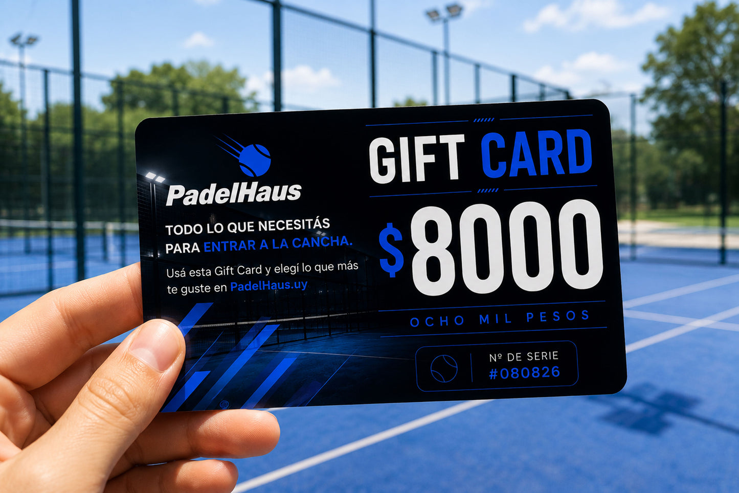GIFT CARD PADELHAUS $8000