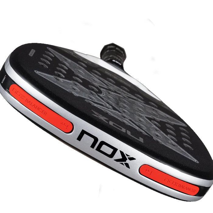 PALETA PADEL NOX AT10 GENIUS ATTACK 18K ALUM 2026 BY AGUSTIN TAPIA CON FUNDA