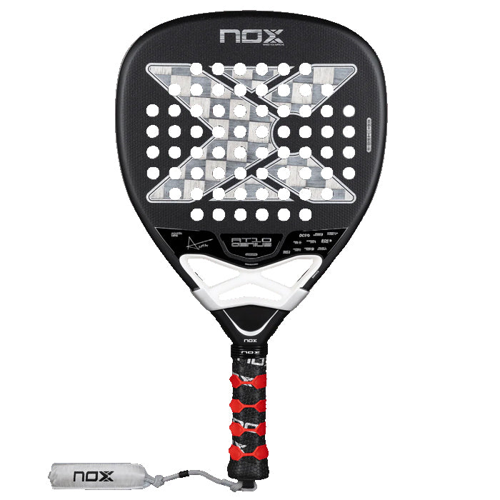 PALETA PADEL NOX AT10 GENIUS ATTACK 18K ALUM 2026 BY AGUSTIN TAPIA CON FUNDA