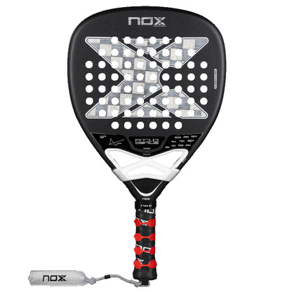 PALETA PADEL NOX AT10 GENIUS ATTACK 18K ALUM 2026 BY AGUSTIN TAPIA CON FUNDA