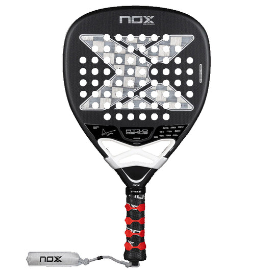 PALETA PADEL NOX AT10 GENIUS ATTACK 18K ALUM 2026 BY AGUSTIN TAPIA CON FUNDA