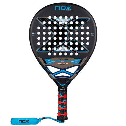 PALETA PADEL NOX AT10 PRO CUP SOFT BY AGUSTIN TAPIA CON FUNDA