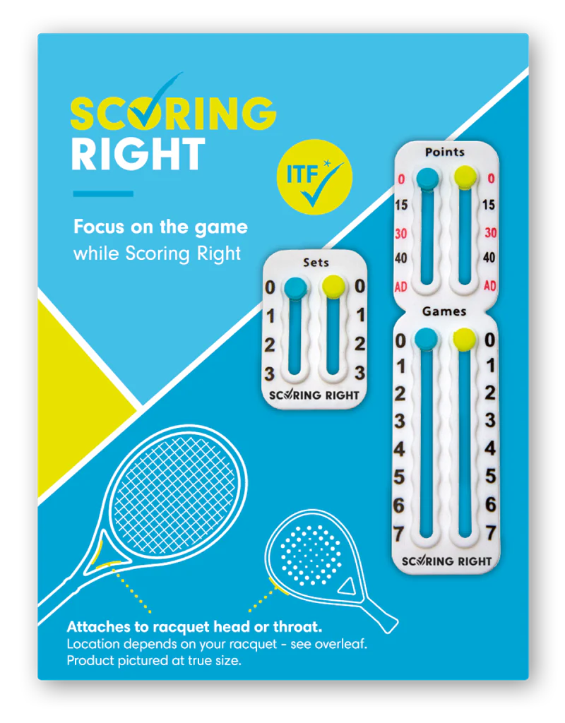MARCADOR DE PUNTOS SCORING RIGHT TENIS Y PADEL