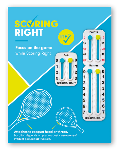 MARCADOR DE PUNTOS SCORING RIGHT TENIS Y PADEL