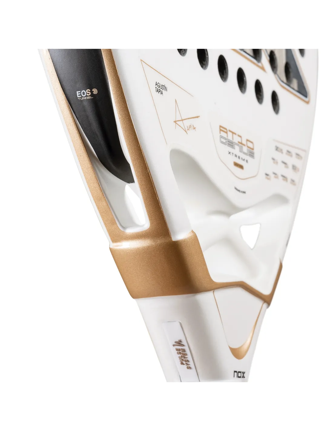 PALETA PADEL NOX AT10 GENIUS 12K ALUM XTREM 2026 BY AGUSTIN TAPIA