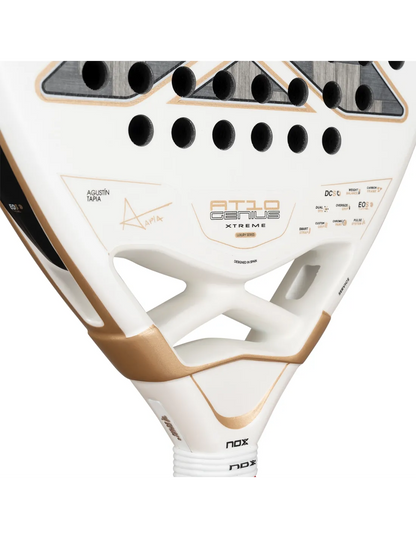 PALETA PADEL NOX AT10 GENIUS 12K ALUM XTREM 2026 BY AGUSTIN TAPIA
