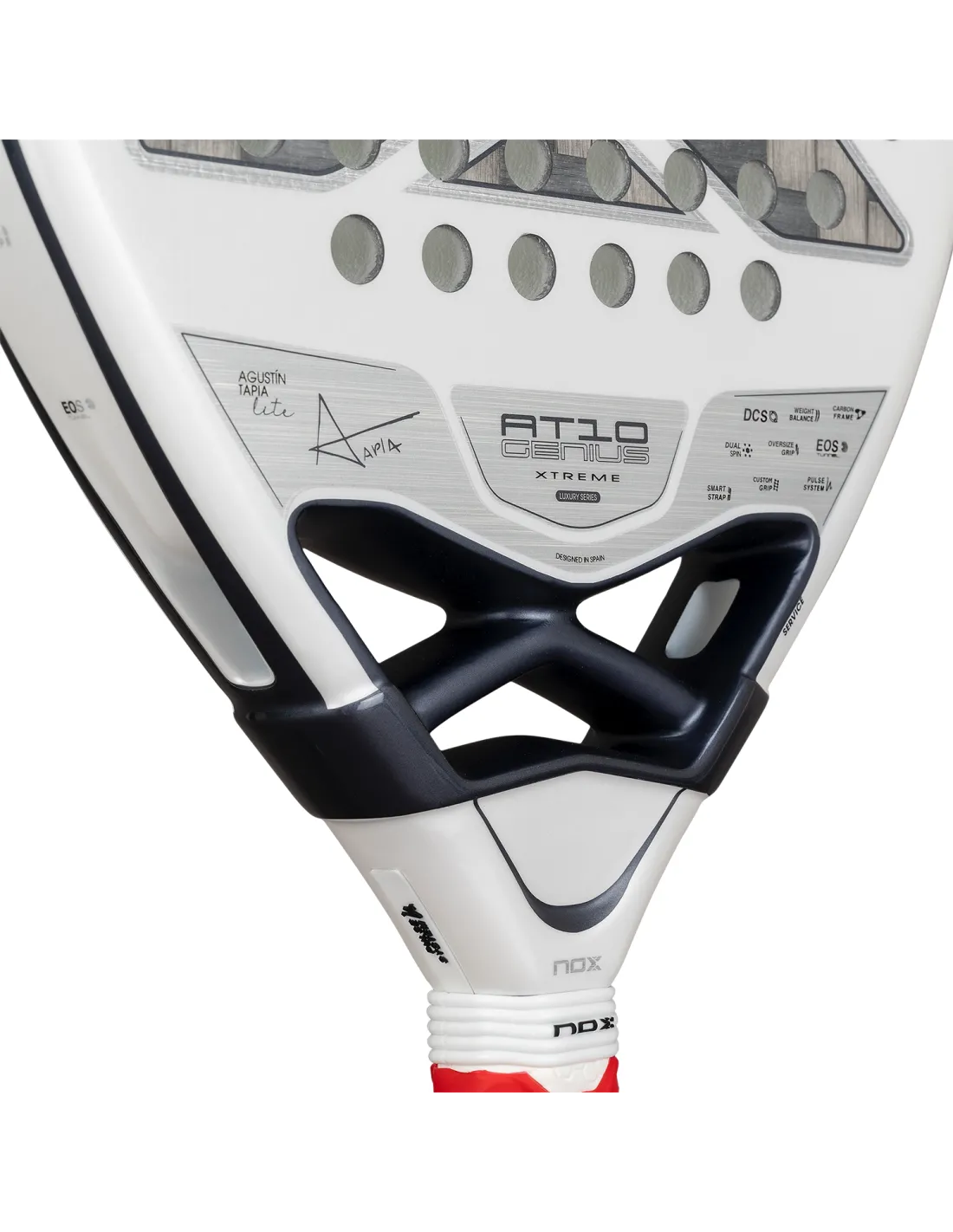 PALETA PADEL NOX AT10 GENIUS 12K ALUM XTREM LITE 2026 BY AGUSTIN TAPIA