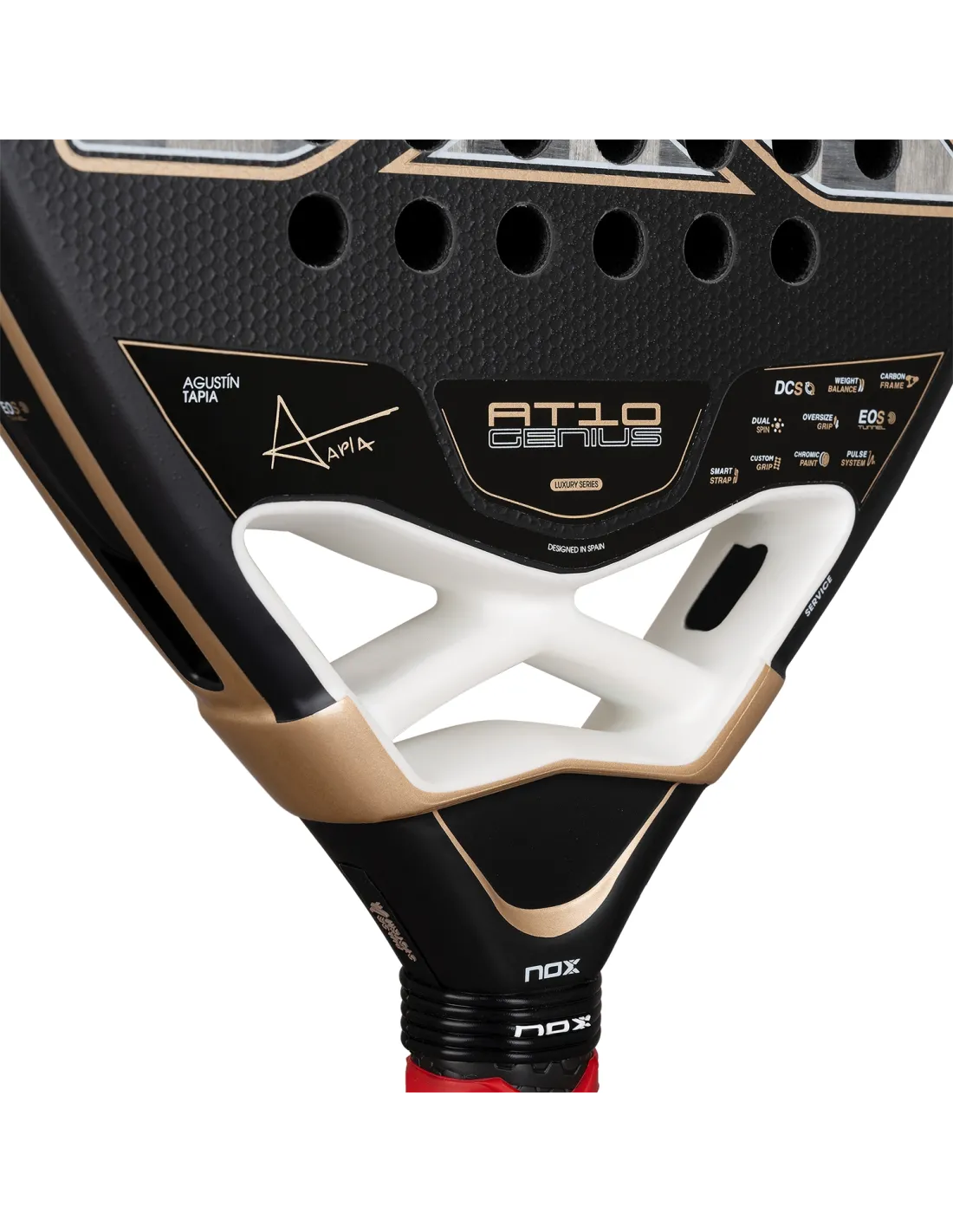 PALETA PADEL AT10 GENIUS 18K ALUM 2026 BY AGUSTIN TAPIA
