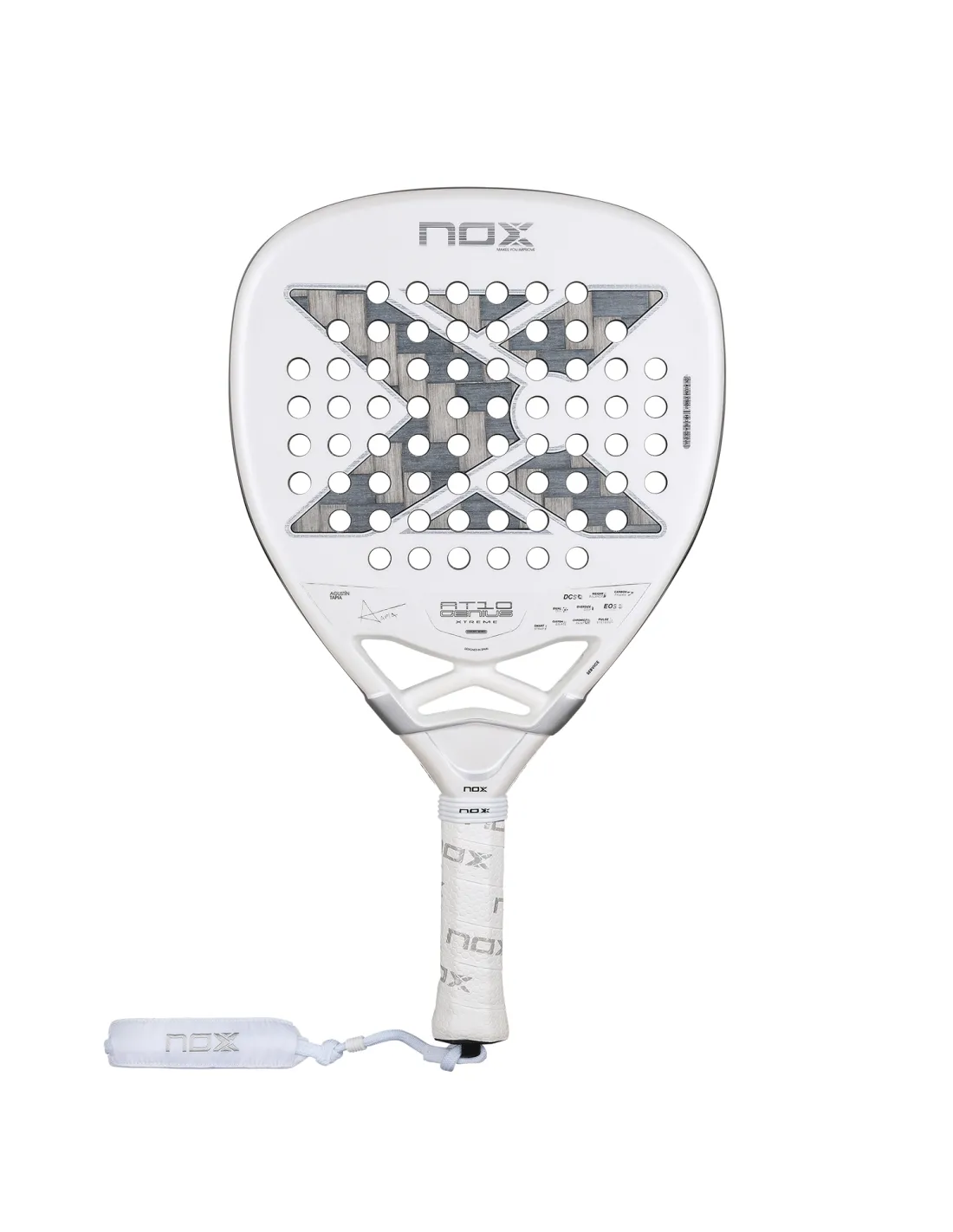 PALETA PADEL NOX AT10 GENIUS ATTACK 12K ALUM XTREM 2026 BY AGUSTIN TAPIA
