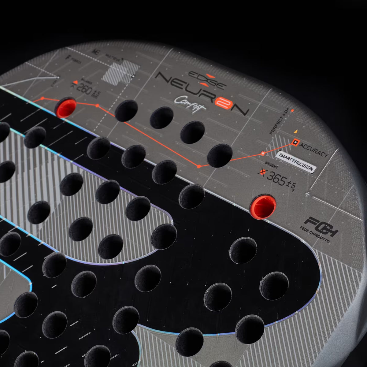 PALETA PADEL BULLPADEL NEURON EDGE 02 COMFORT 27