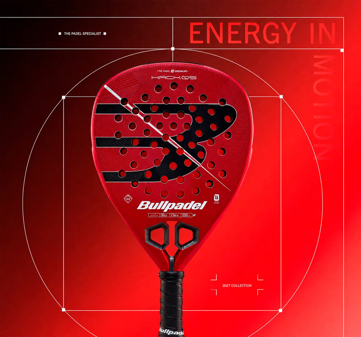 PALETA PADEL BULLPADEL HACK 05 COMFORT 27