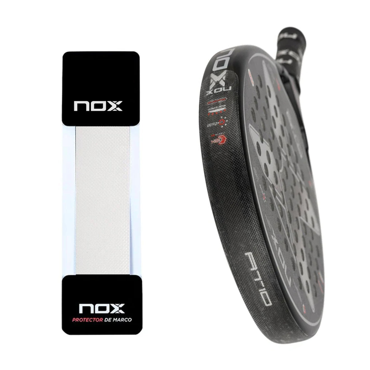 PROTECTOR DE PALA NOX  - NEGRO Y TRANSPARENTE